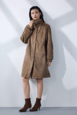 Ivory Chevron Coat - Image 4