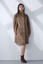 Ivory Chevron Coat - Image 2